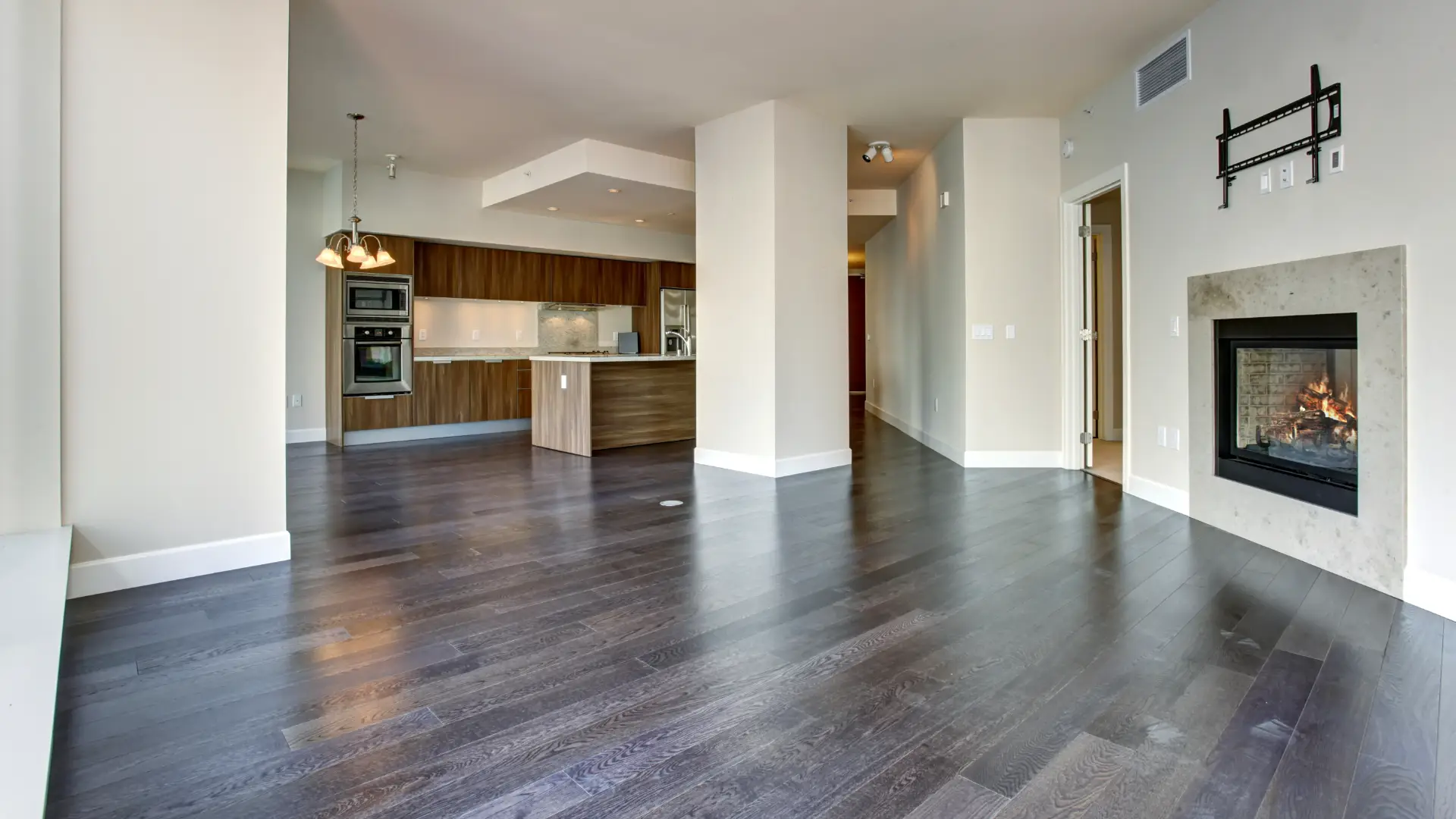 LVP flooring installation in East Austin home